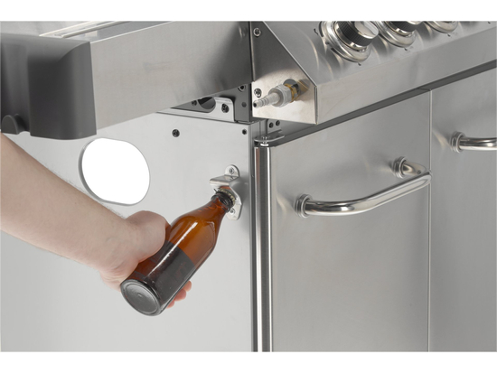 GRIGLIA A GAS ITAMI 4+1, ACCIAIO INOX, 14,2KW, CON VETRO