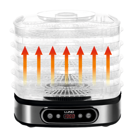 SECADOR DE ALIMENTOS 5 SIT, 420-500W COM TEMPORIZADOR