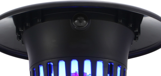 LÂMPADA INSECTICIDA COM VENTILADOR, UV-A 8W, IPX4, SUPORTE