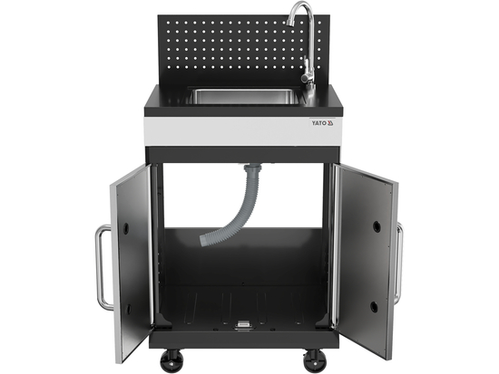 MOBILE MODULARE CON LAVELLO PER GRILL A GAS.