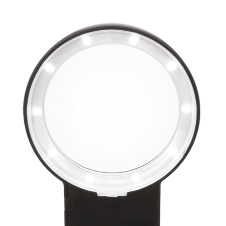 TROISIÈME POIGNÉE AVEC LUMIÈRE LED À DOUBLE GROSSISSEMENT