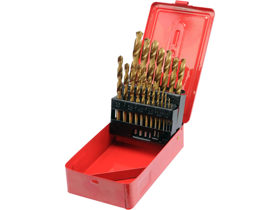  TITANIUM TWIST DRILL SET HSS