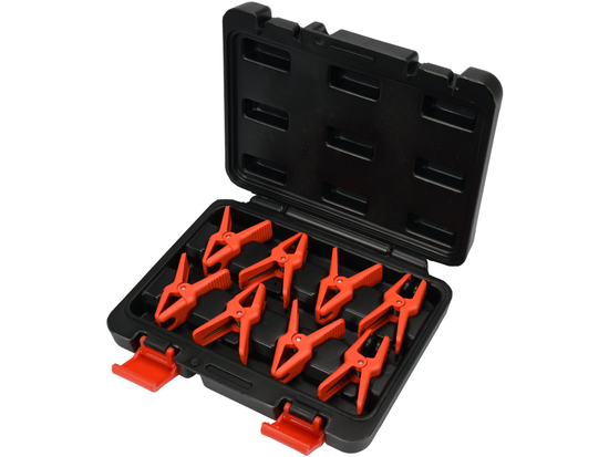 BRAÇADEIRAS PARA CABOS METÁLICOS CEGUEIROS. CONJUNTO DE 8 PEÇAS