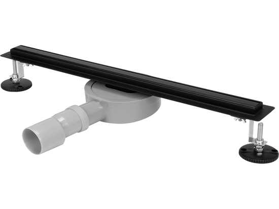 DRAIN LINÉAIRE SLIM NOIR 90 CM