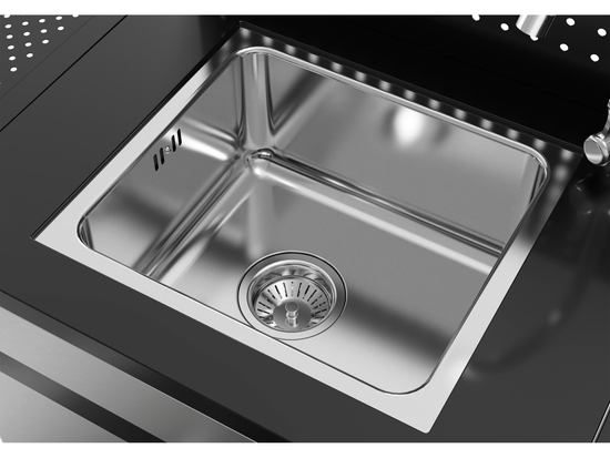 MOBILE MODULARE CON LAVELLO PER GRILL A GAS.