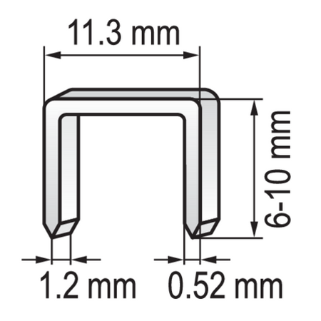 HAMMER STAPLER 6-10MM