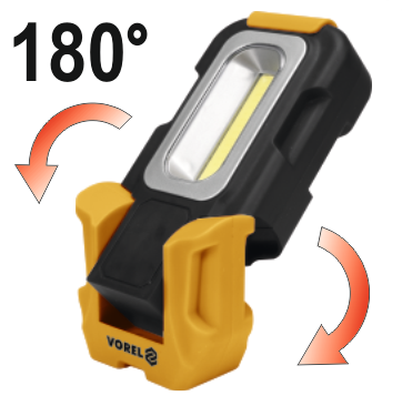 ROTATING HAND LAMP COB LED