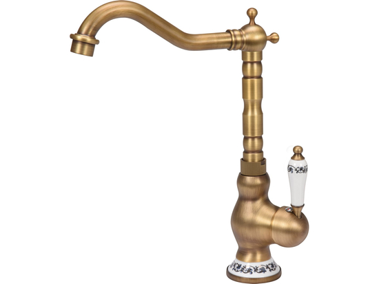 ЗМІШУВАЧ ДЛЯ КУХОННОЇ РАКОВИНИ RETRO BRONZE 4