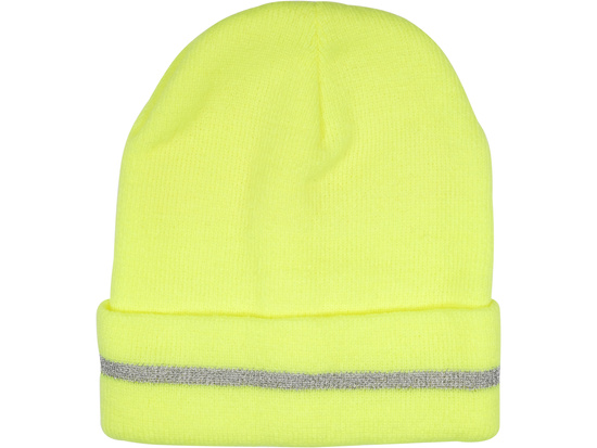 KNITTED WINTER HAT YELLOW HI-VIS