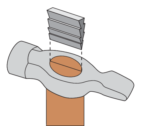 CUÑAS PARA MARTILLO, JUEGO DE 10