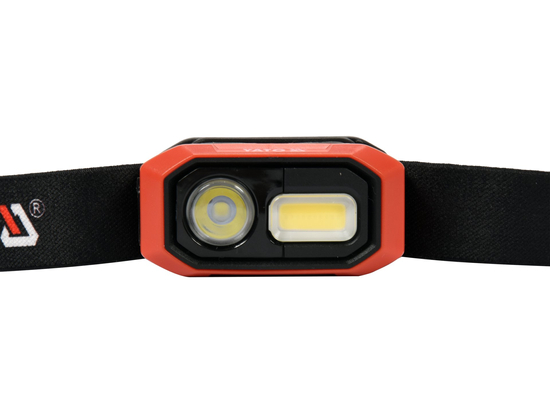 LAMPE FRONTALE BATTERIE 480LM, DÉTECTEUR DE MOUVEMENT, LI-ION 3,7V 1400MAH, IP54, RÉGLAGE CONTINU DE LA LUMIÈRE