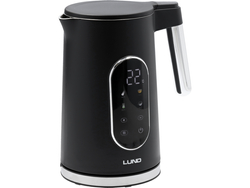 HERVIDOR ELÉCTRICO 1.7L, REGULACIÓN DE TEMPERATURA, NEGRO