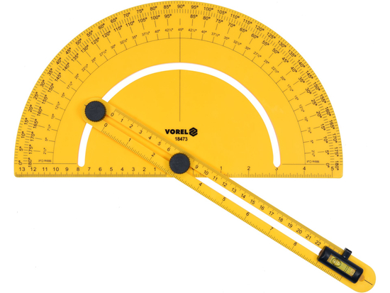 PROTRACTOR WITH LEVEL