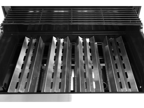 GRELHADOR A GÁS YOKATE 4+1, AÇO INOXIDÁVEL, 17,5KW