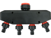 RACCORD DE ROBINET AVEC 4 SORTIES 3/4"-1"