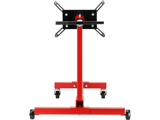 SOPORTE DE MONTAJE PARA MOTOR, CAPACIDAD DE CARGA 453 KG, CABEZAL GIRATORIO CON BLOQUEO, RUEDAS METÁLICAS / DOS DIRECCIONES