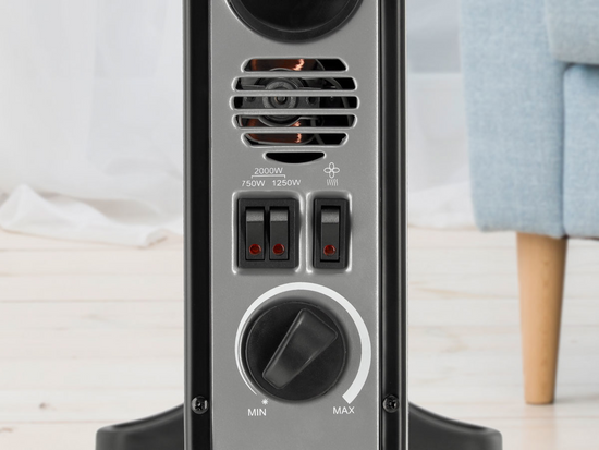 TERMOCONVETTORE 2000W NERO