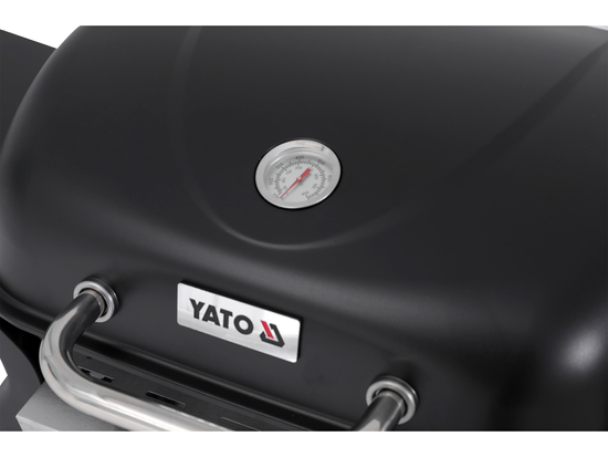 GRILL GAZOWY PRZENOŚNY YAKE, 2 PALNIKI, 5KW YAKE