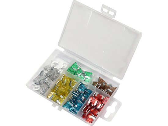 100PCS CAR MINI FUSE ASSORTMENT (LOW PROFILE)