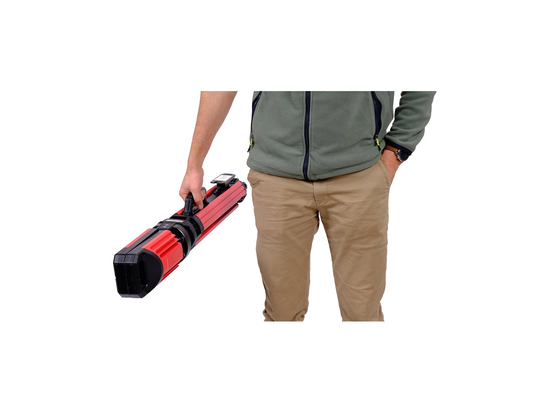 RIFLETTORE PORTATILE 5000LM, RETE/BATTERIA, PIEGHEVOLE, VALIGETTA