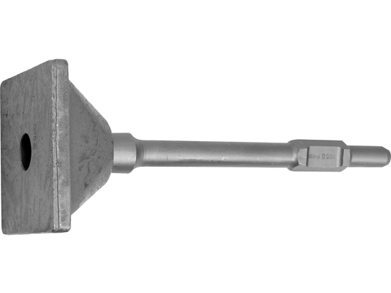 PIEDINO COCCOLANTE PER COMPATTAZIONE DEL TERRENO ESAGONALE DIMENSIONI 150 X 150 MM