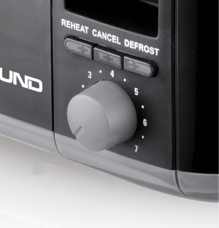 TOASTER 1300-1500W FEKETE