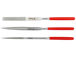 3PCS DIAMOND NEEDLE FILE SET 4X160X50MM
