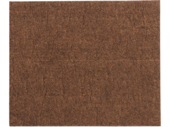 TAMPONI IN FELTRO 100X120 MM MARRONE