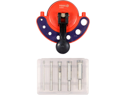 TILE DRILLING GUIDE AND DIAMOND DRILL BIT SET