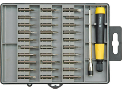 CACCIAVITE CON LAME INTERCAMBIABILI, SET DA 32 PZ.