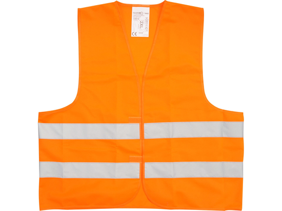 ORANŽS BRĪDINĀJUMA VESTES IZMĒRS. 2XL