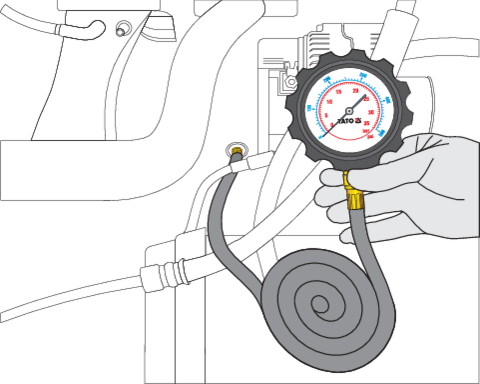 OIL PRESSURE TEST SET 12PCS