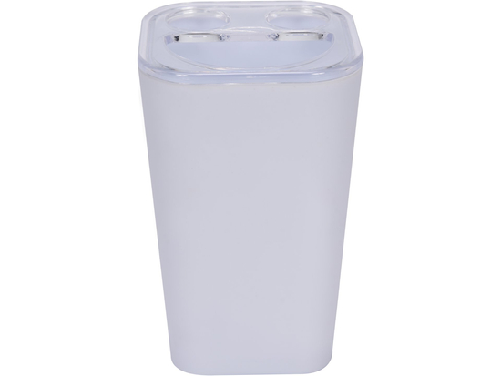 TASSE BROSSE À DENTS BLANCHE CUBOÏDE