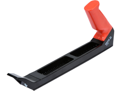 PLOCHÁ OMÍTKOVÁ RAŠPLE S VÝMĚNNÝM ČELÍM - 250 MM TĚLO Z HLINÍKU RUKOJEŤ.