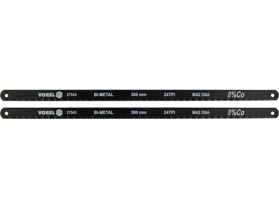 ПОЛОТНО ПО МЕТАЛУ 2 ШТ. 300X12.6X0.65 MM