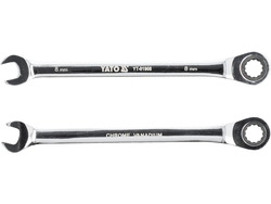 CLE MIXTE A CLIQUET 8MM