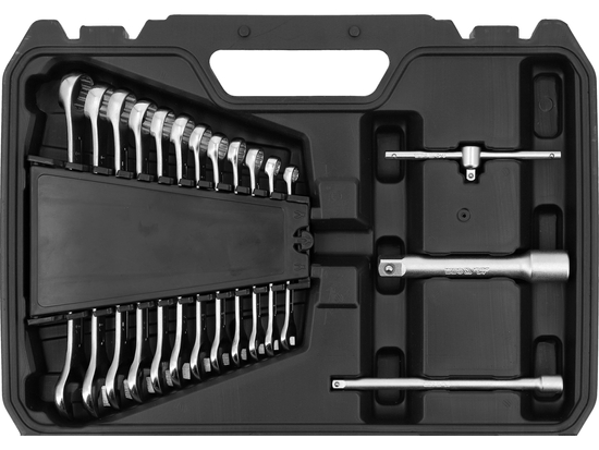 JUEGO DE HERRAMIENTAS 1/4"; 1/2" 41 PIEZAS