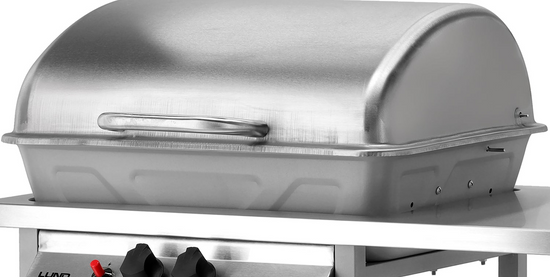 PARRILLA A GAS BAVEN, 2 QUEMADORES 5,5KW INOX