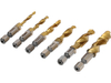 COMBINED DRILL TAPS SET HEX 6PCS M3-M10