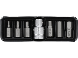 PONTAS PARA CHAVE DE FENDA HEX, CONJUNTO DE 7 UNIDADES.