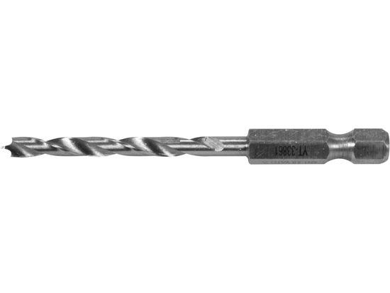 BROCA ESPIRAL PARA MADEIRA BROCA 4MM HEX