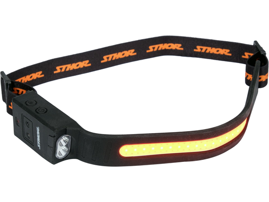 ČELOVÁ LAMPA 430LM, SNÍMAČ POHYBU, PO-LI 1200MAH, IP44