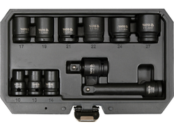 IMPACT SOCKET SET 1/2" 11PCS