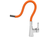 СМЕСИТЕЛ ЗА МИВКА С ГЪВКАВ ЧУЧУР - 'FLEXIBLE' ORANGE