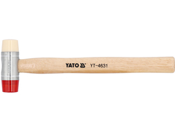 PU / NYLON HEADS MALLET WITH WOODEN HANDLE