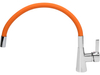 BATERIA ZLEWOZMYWAKOWA Z ELASTYCZNĄ WYLEWKĄ- 'FLEXIBLE' ORANGE