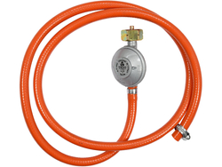 RÉDUCTEUR DE GAZ AVEC TUYAU DE 1,5 M POUR RACCORDEMENT UNE BOUTEILLE DE GAZ À UN GRIL, UNE CUISINIÈRE, UNE POÊLE, ETC.