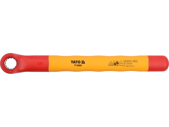 CHAVE DE ANEL DOBRADO, ISOLADA, 9MM VDE