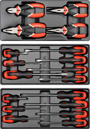 SERVICE TOOL CABINET WITH TOOLS, 6 DRAWERS 177PCS