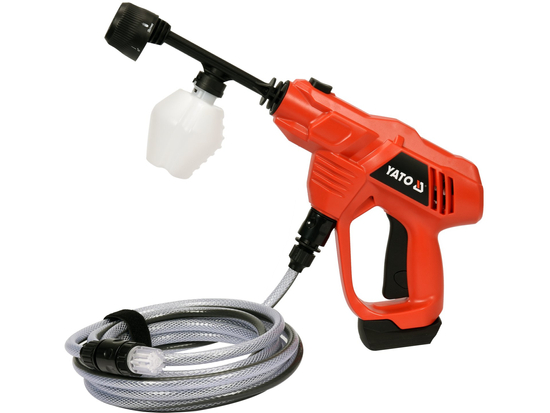 IDROPULITRICE 18V SENZA FILI 23 BAR CON FUNZIONE ASPIRAZIONE ACQUA, ANCHE PER IRRIGAZIONE E IRRORAZIONE GIARDINO